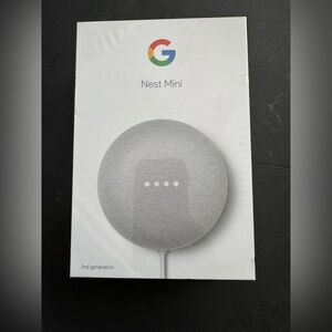 Google Nest Mini 2nd Generation Smart Speaker Charcoal Gen NEW SEALED ORIGINAL